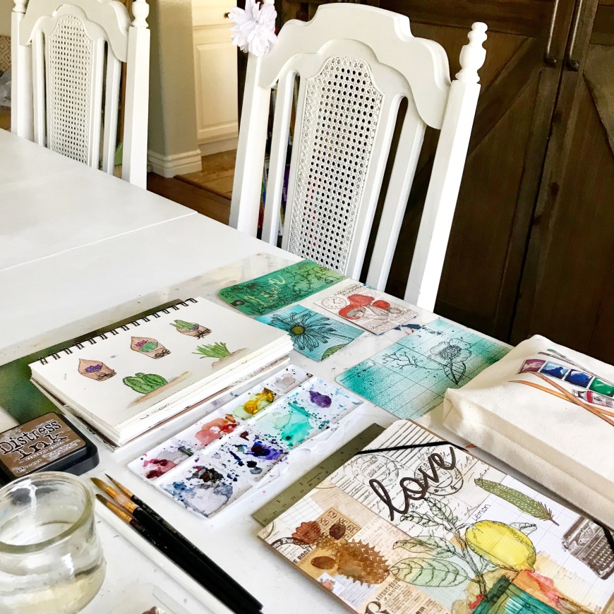 Sketching and Watercoloring